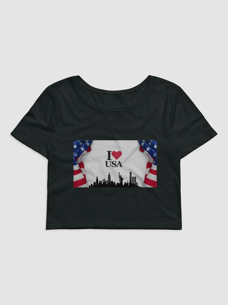 Patriotic Love Crop Tee product image (1)