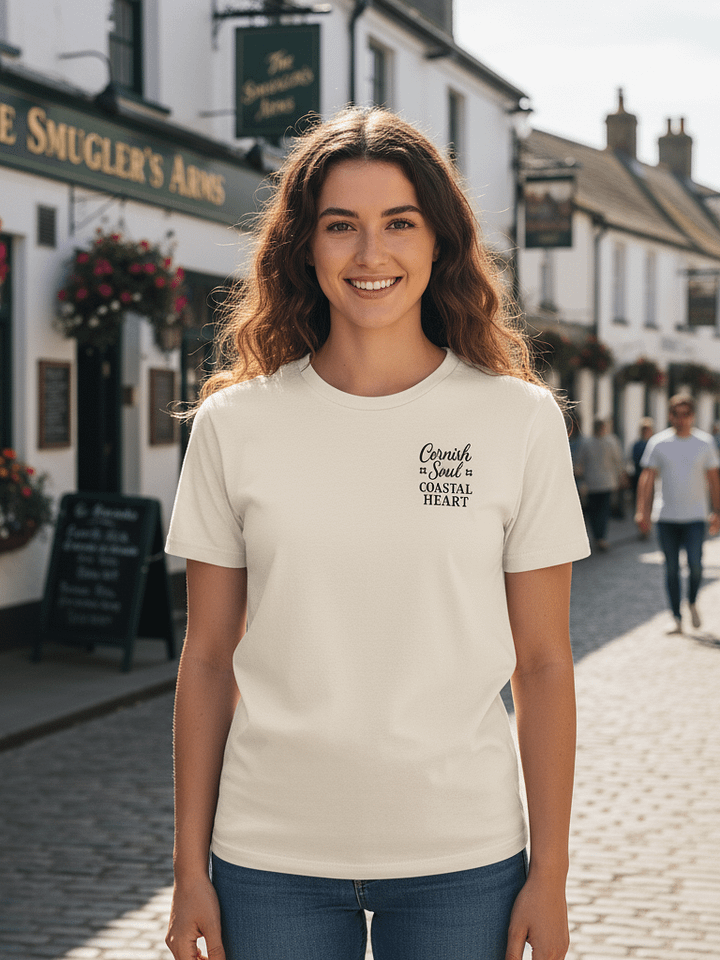 "Cornish Soul, Coastal Heart" Unisex T-Shirt product image (2)