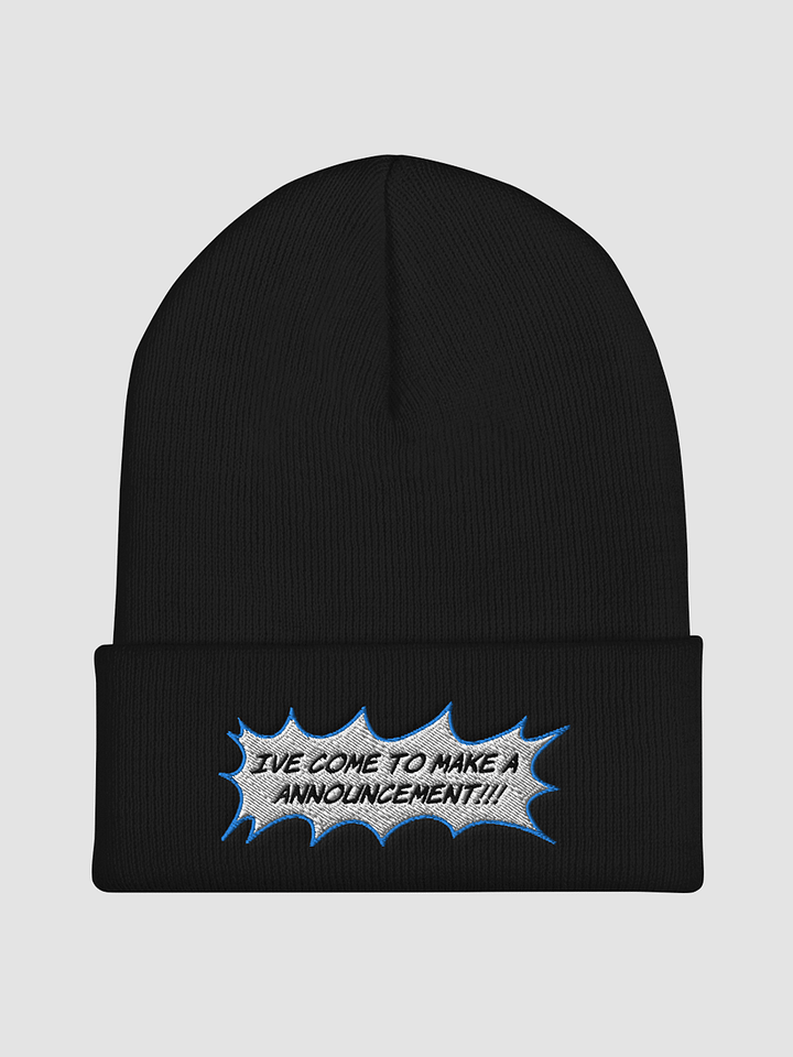 ANNOUCEMENT BEANIE product image (1)
