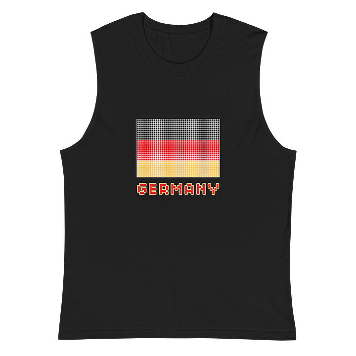 Pixelated German Flag Muscle Tank product image (2)
