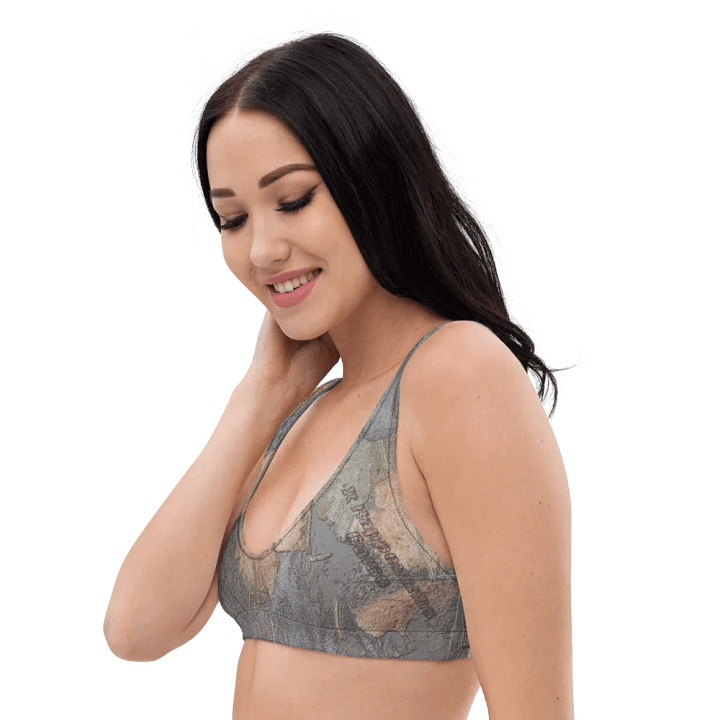 Recycled Padded Bikini Top - MossyOak - It Happennnns Camo product image (2)