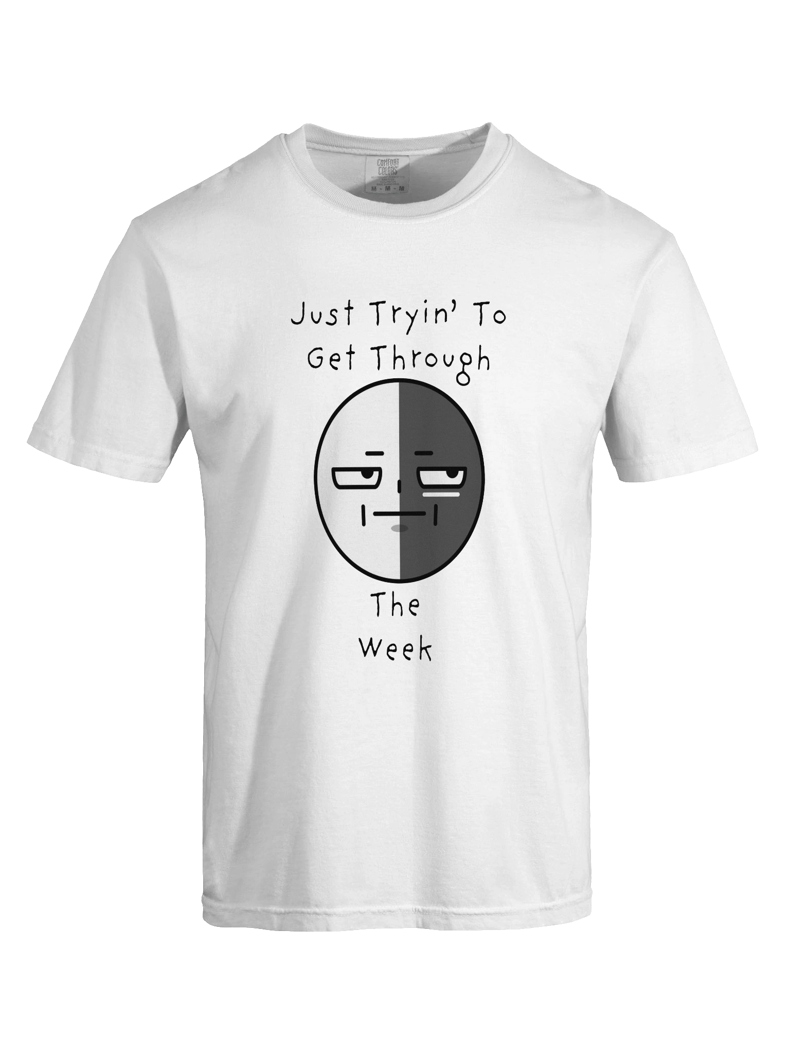 "Just Tryin To get Through"Dyed T-shirt product image (4)