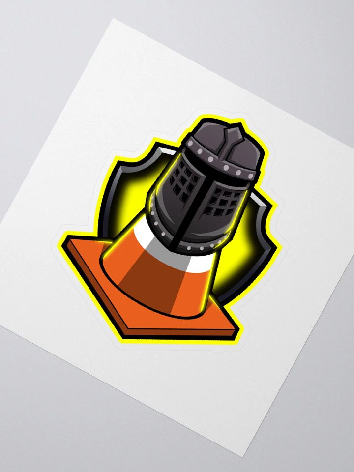 Yellow Helmet Sticker product image (2)