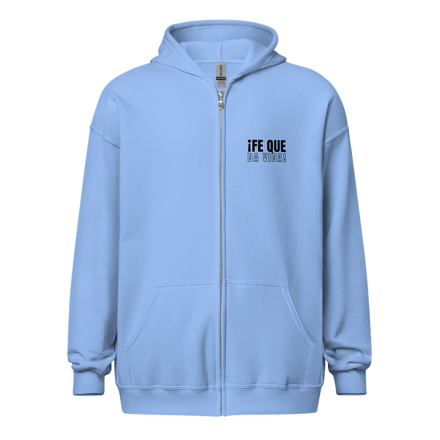 Sudadera unisex con capucha y cremallera | Colección Fe que da vida product image (1)