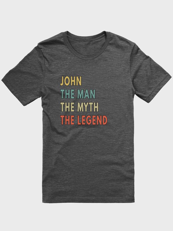 John Man Myth Legend - Unisex T-shirt Bella Canvas 3001 product image (4)