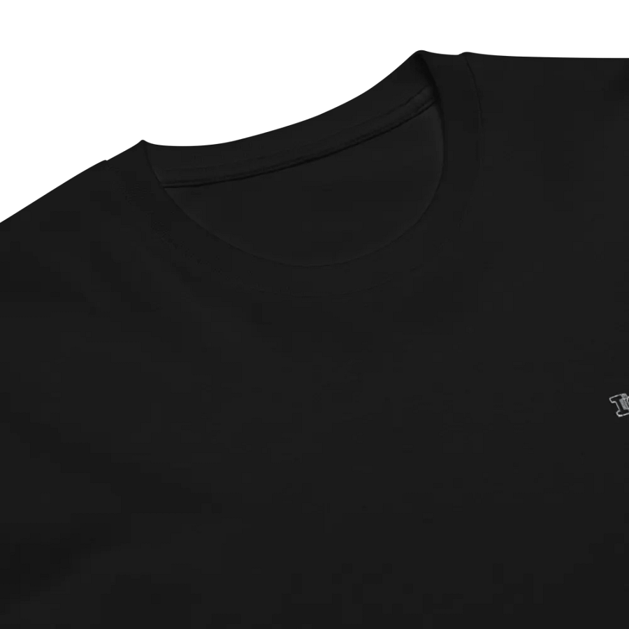 Ida - Embroidered - Unisex Premium T-Shirt - Black HApex Gear Black Logo product image (5)