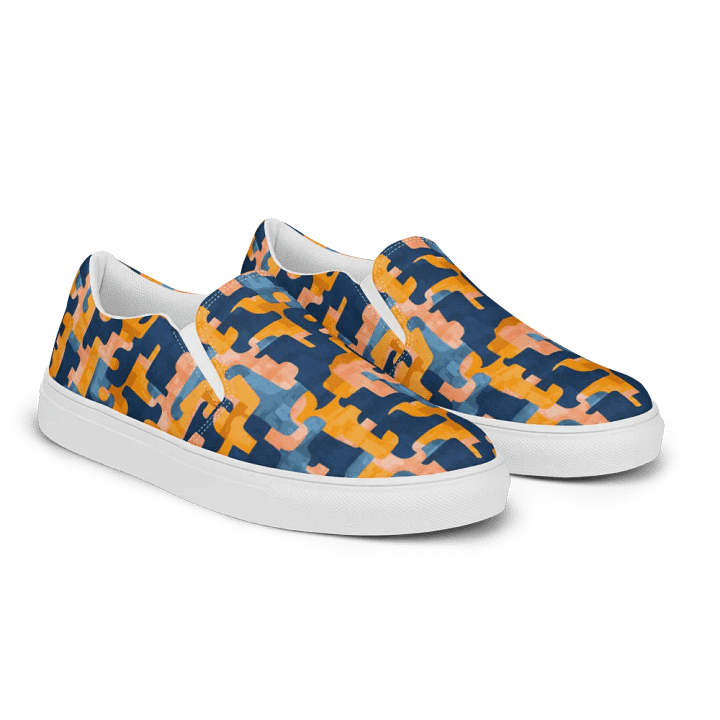 Flowing Shapes | Men's Slip-On Canvas Shoes product image (2)