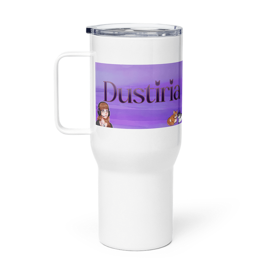 Dustiria Logo travel mug product image (1)