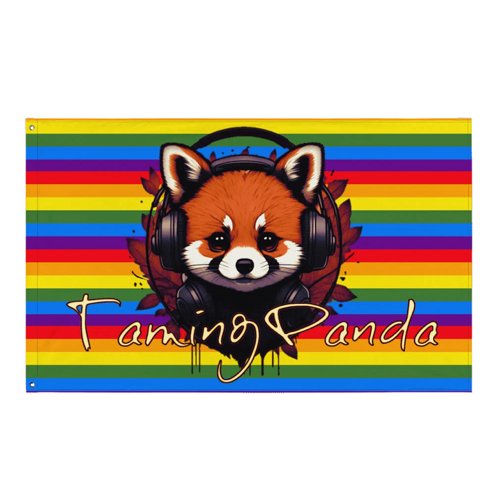 PANDA PRIDE FLAG product image (1)