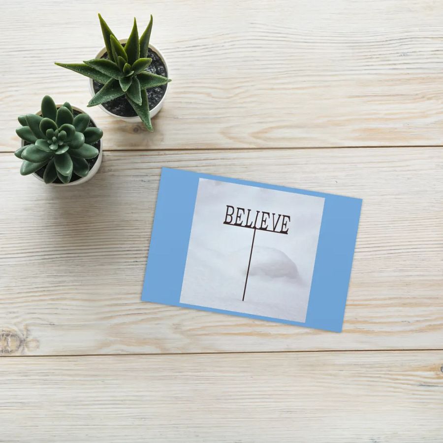 Believe card product image (7)