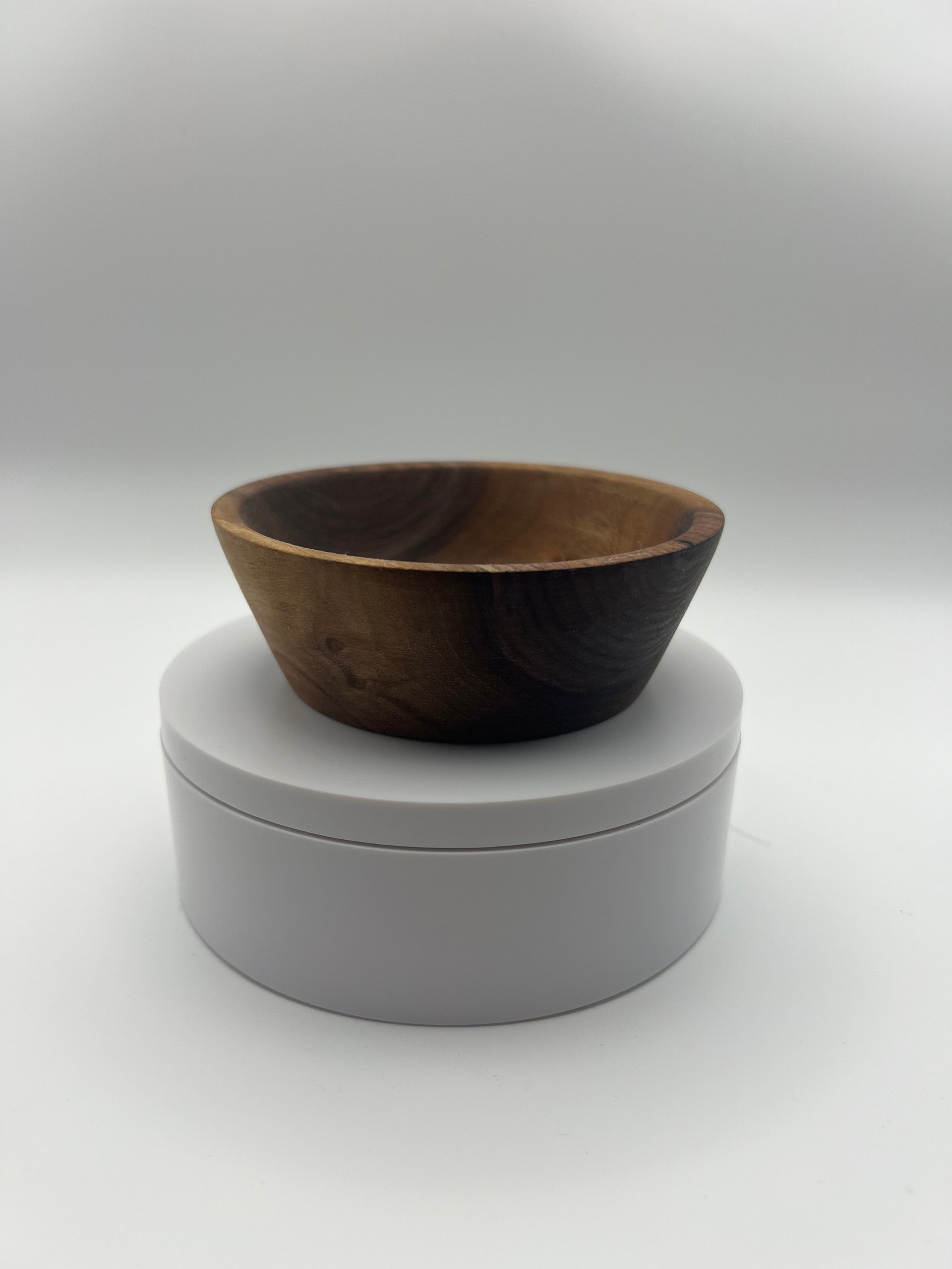 Small Black Walnut Catch-All (3.75”) – Handmade from Reclaimed Storm Wood product image (4)