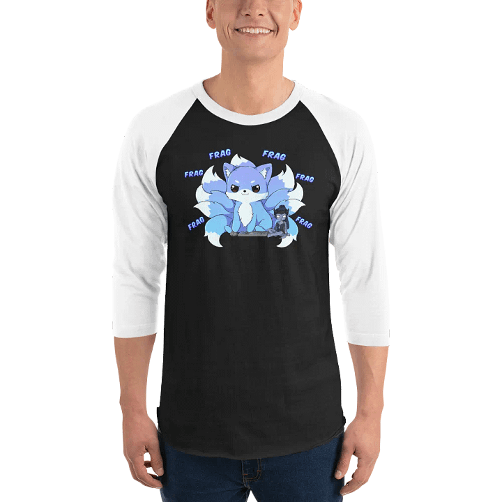 Sorcerer Fox 3/4 Sleeve Raglan Shirt product image (1)