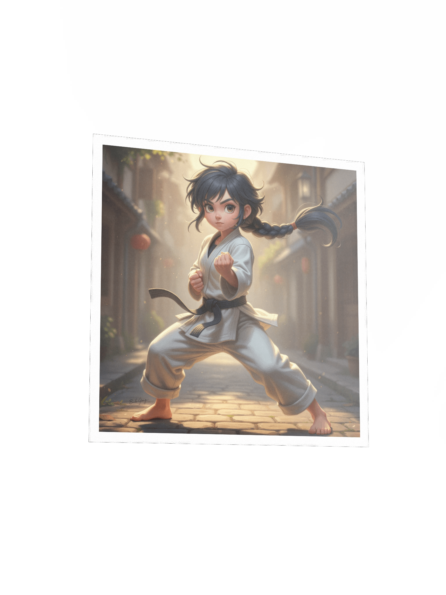 Karate Girl Art Poster product image (4)