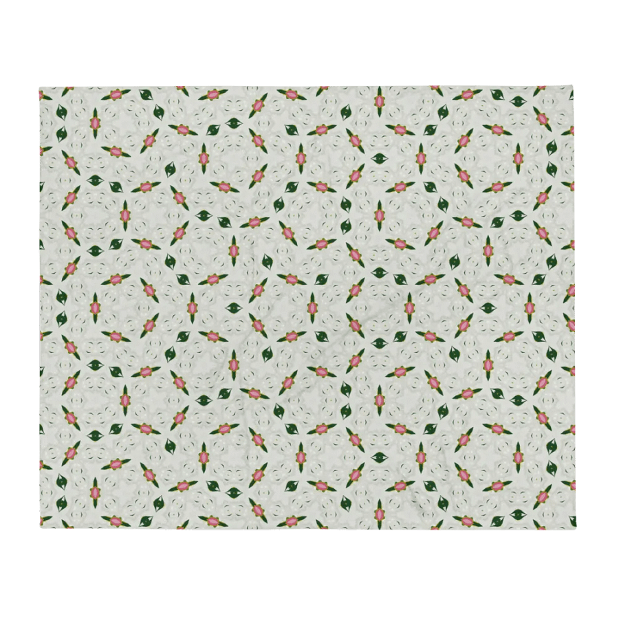 Unique Lips & Eyes Circular Pattern Throw Blanket product image (4)