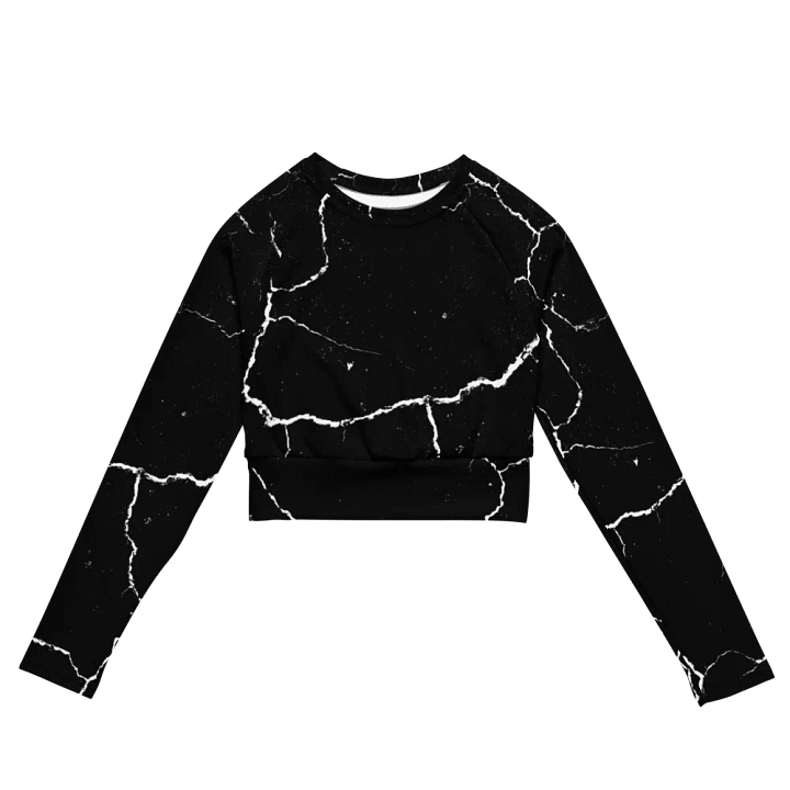 Cracked Monochrome Crop Top product image (1)