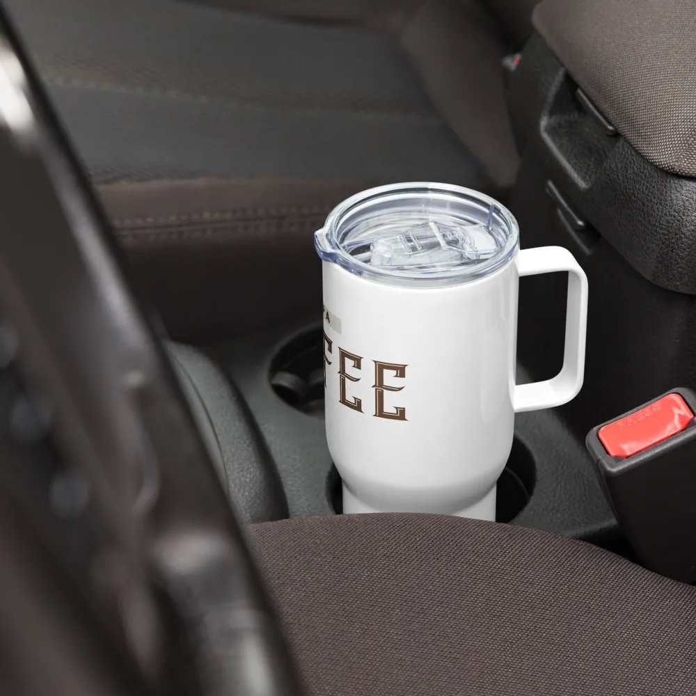 Cuppa Cawfee Travel Mug with a Handle product image (7)