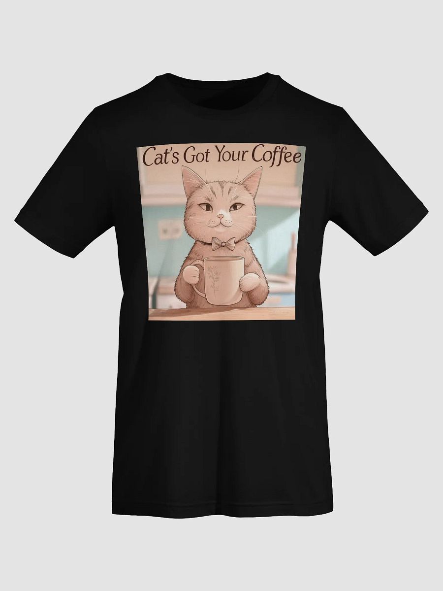 Cat Coffee Charm T-Shirt product image (25)