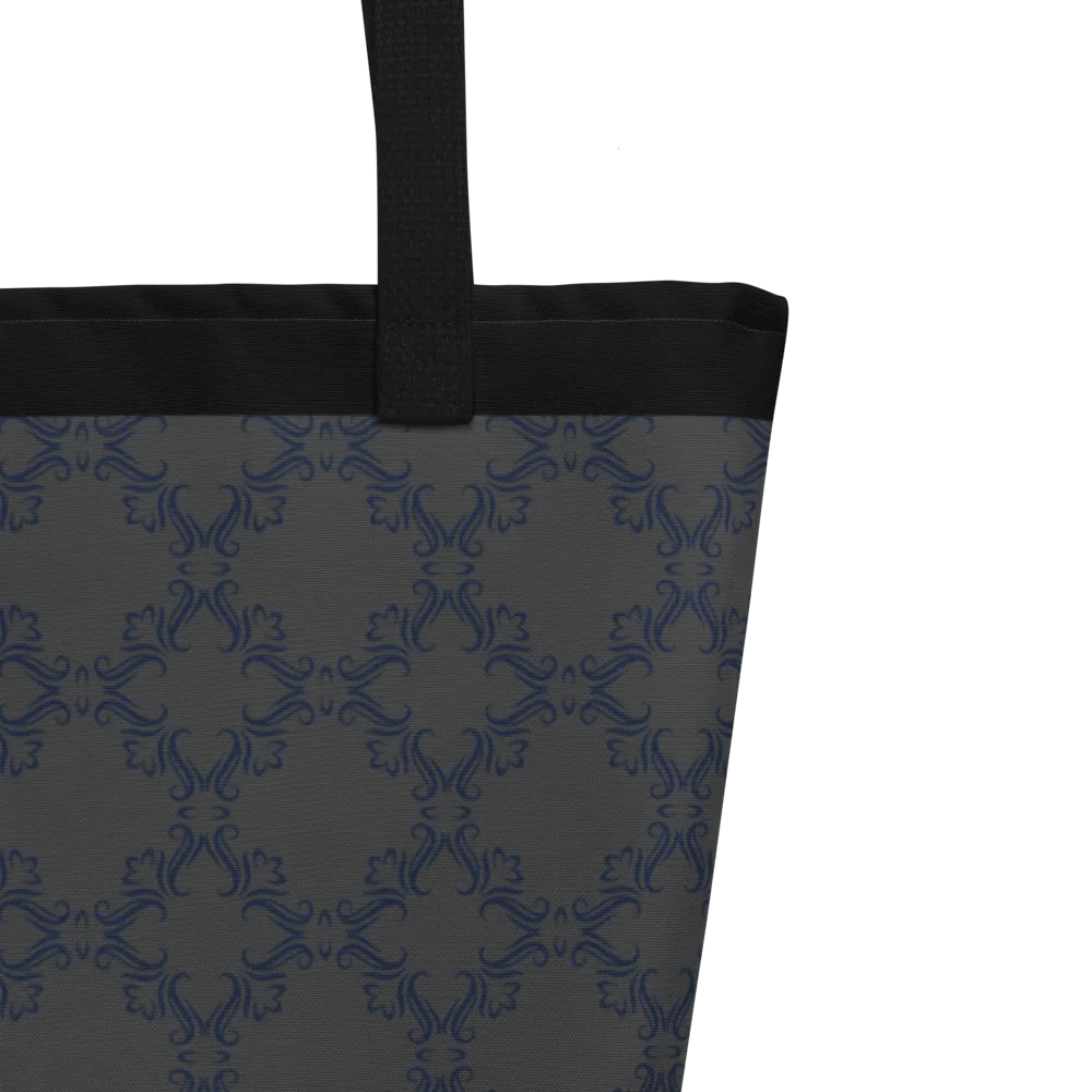 Get original circle design and then duplicate this one. - Leafy Circle Large Tote/ Shopper Bag, Internal Pocket, Machine Washable. product image (9)