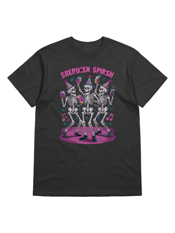 Dancing Skeletons T-Shirt, Spooky Party Gift, Fun Halloween Tee product image (1)