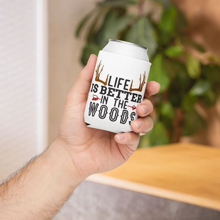 Woodsy Can Cooler - Life is Better in the Woods product image (6)