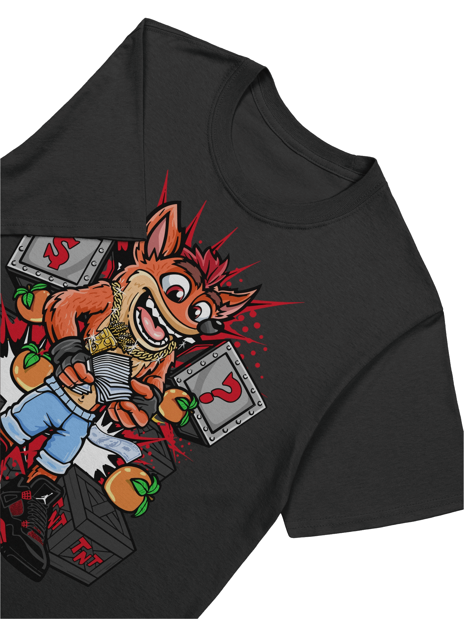 Crash Bandicoot – Street TNT Chaos – Gildan Softstyle T-Shirt product image (5)