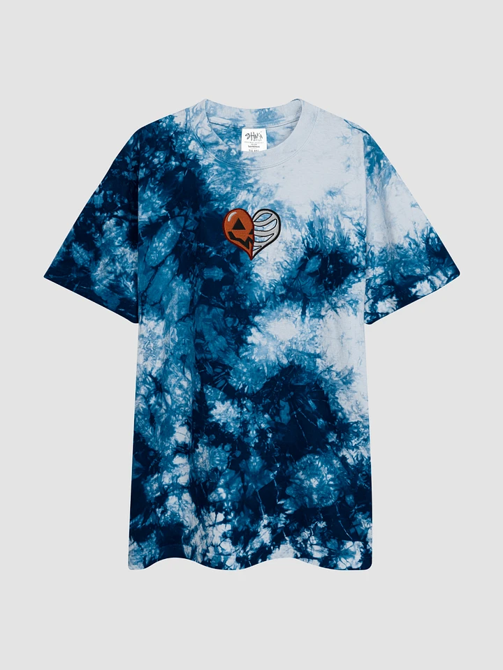 Spooky Heart Oversized Tie-Dye T-Shirt product image (1)