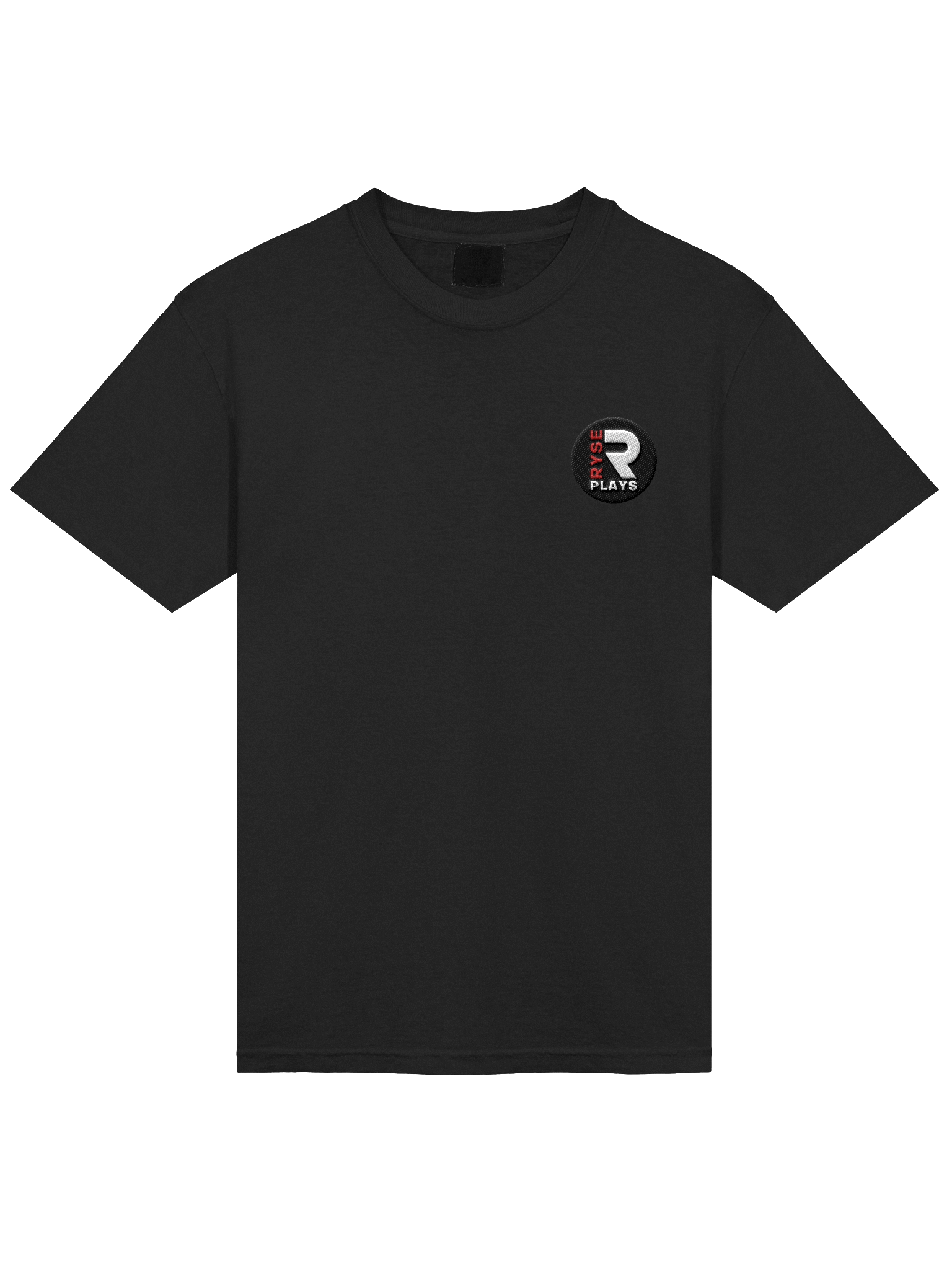 Ryse Plays: Men's T-Shirt Embroided (White & Red Logo) product image (3)