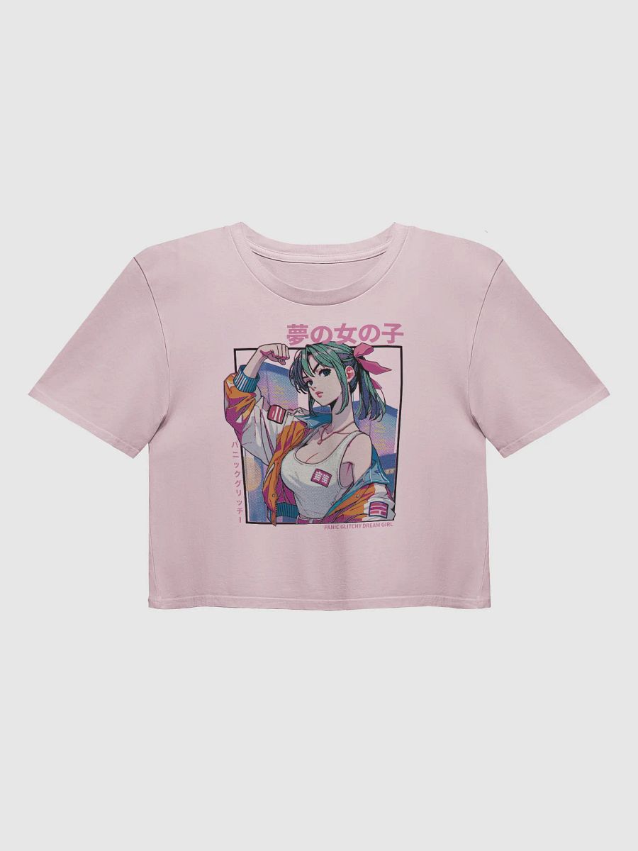 Panic Glitchy Dream Girl Citypop Crop Top product image (9)