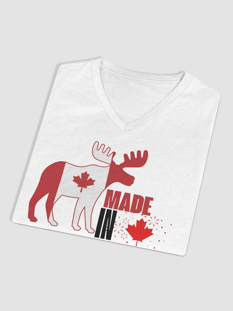 Canadian Moose Flag V-Neck Tee product image (15)