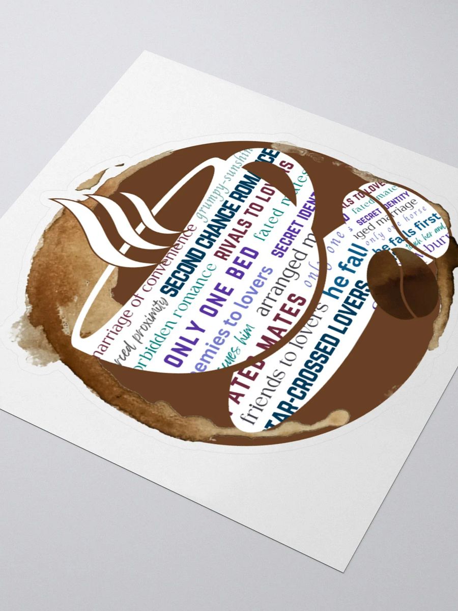 Romantasy Tropes Coffee Sticker product image (3)