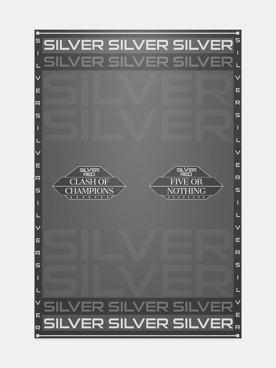 SILVER VS RED - ALL IN SILVER (poster) product image (1)