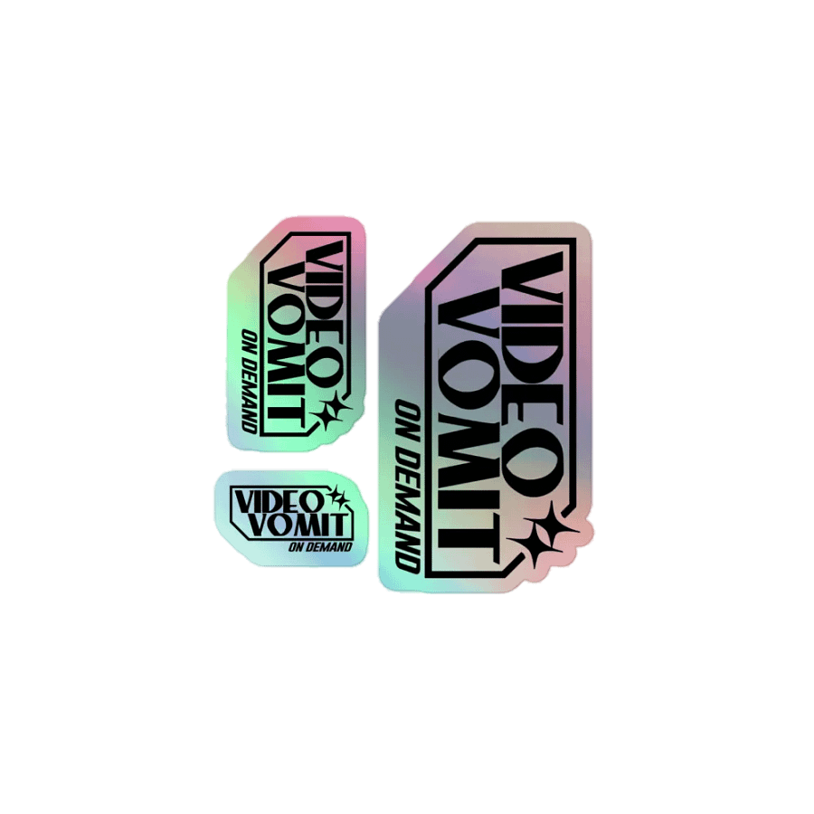 videovomit On-Demand Holo-Stickers product image (1)