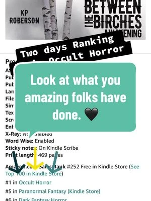 You guys are the ✨BEST!✨ And single digits for two other categories! 🫶🏻 #fyp #freebooks #darkromance 