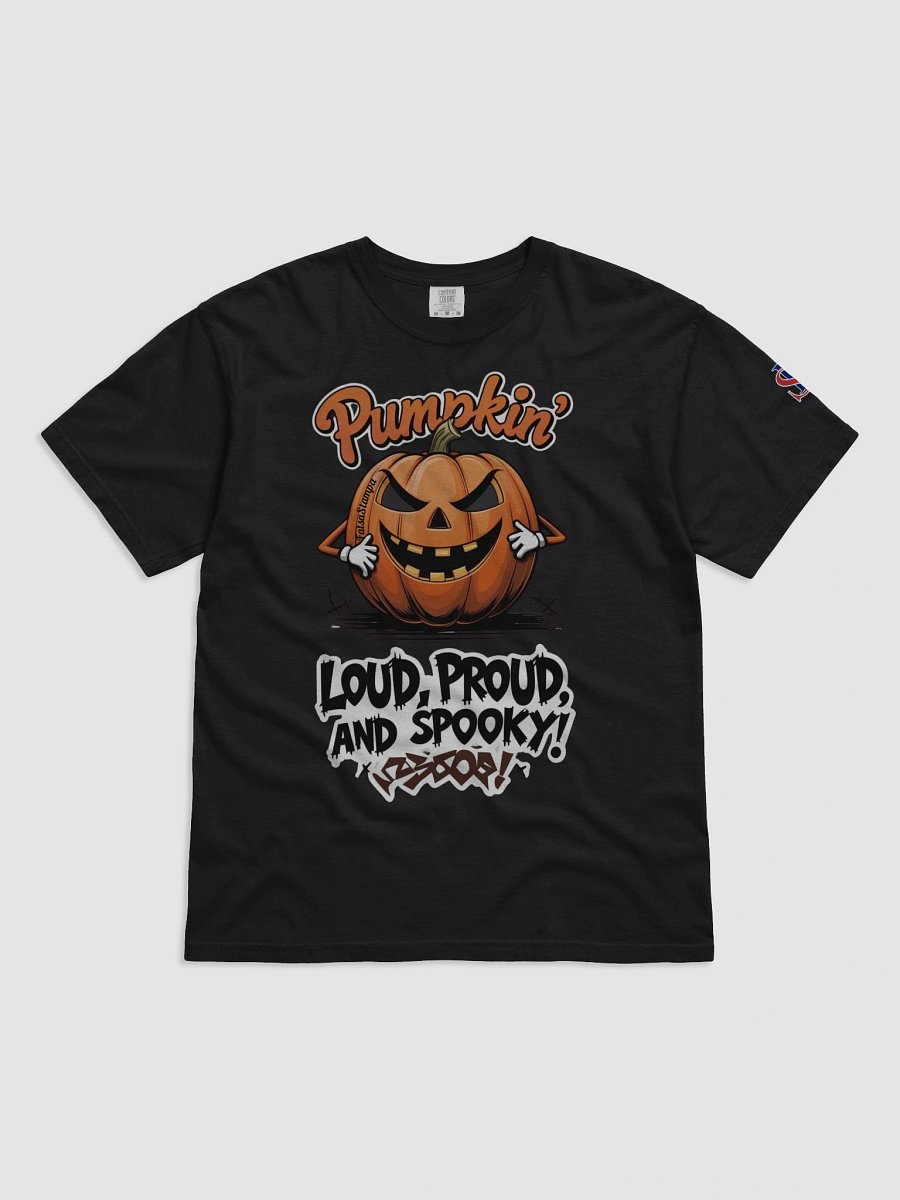 Pumpkin’ Loud, Proud & Spooky – Creepy Halloween T-Shirt Design product image (3)