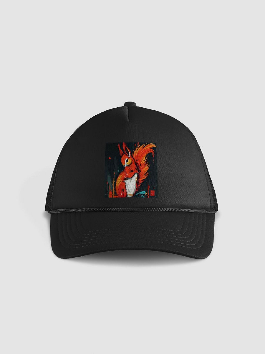 Dramatic Squirrel Foam Trucker Hat product image (1)