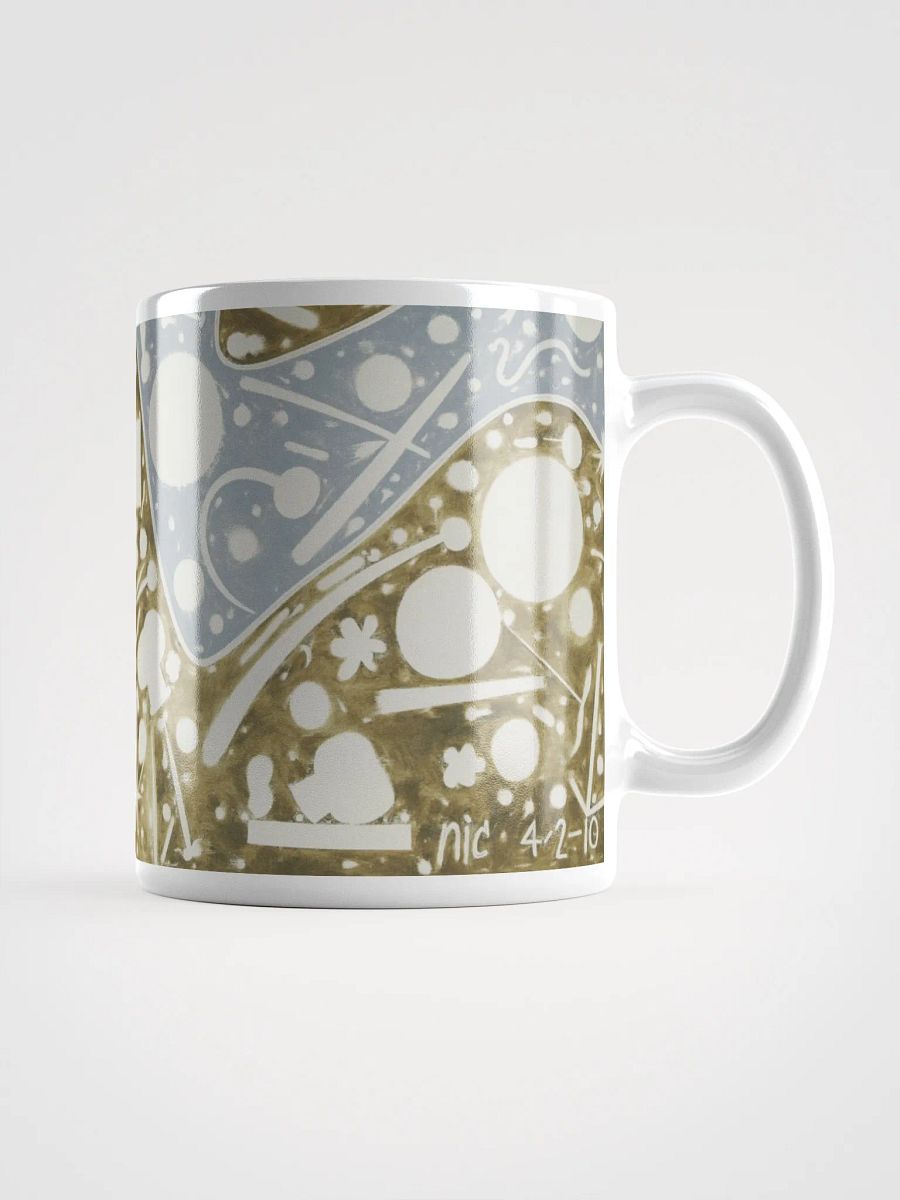 Cartoon Clock White Glossy Mug product image (1)