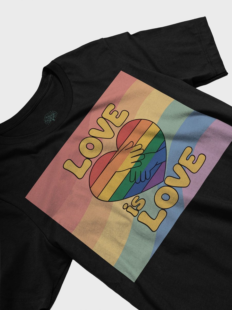 Unisex 'Love is Love' Rainbow Heart T-Shirt - TDS Music product image (25)