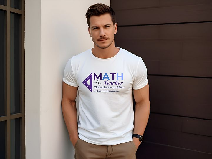 Math Teacher: The Ultimate Problem Solver T-Shirt product image (1)