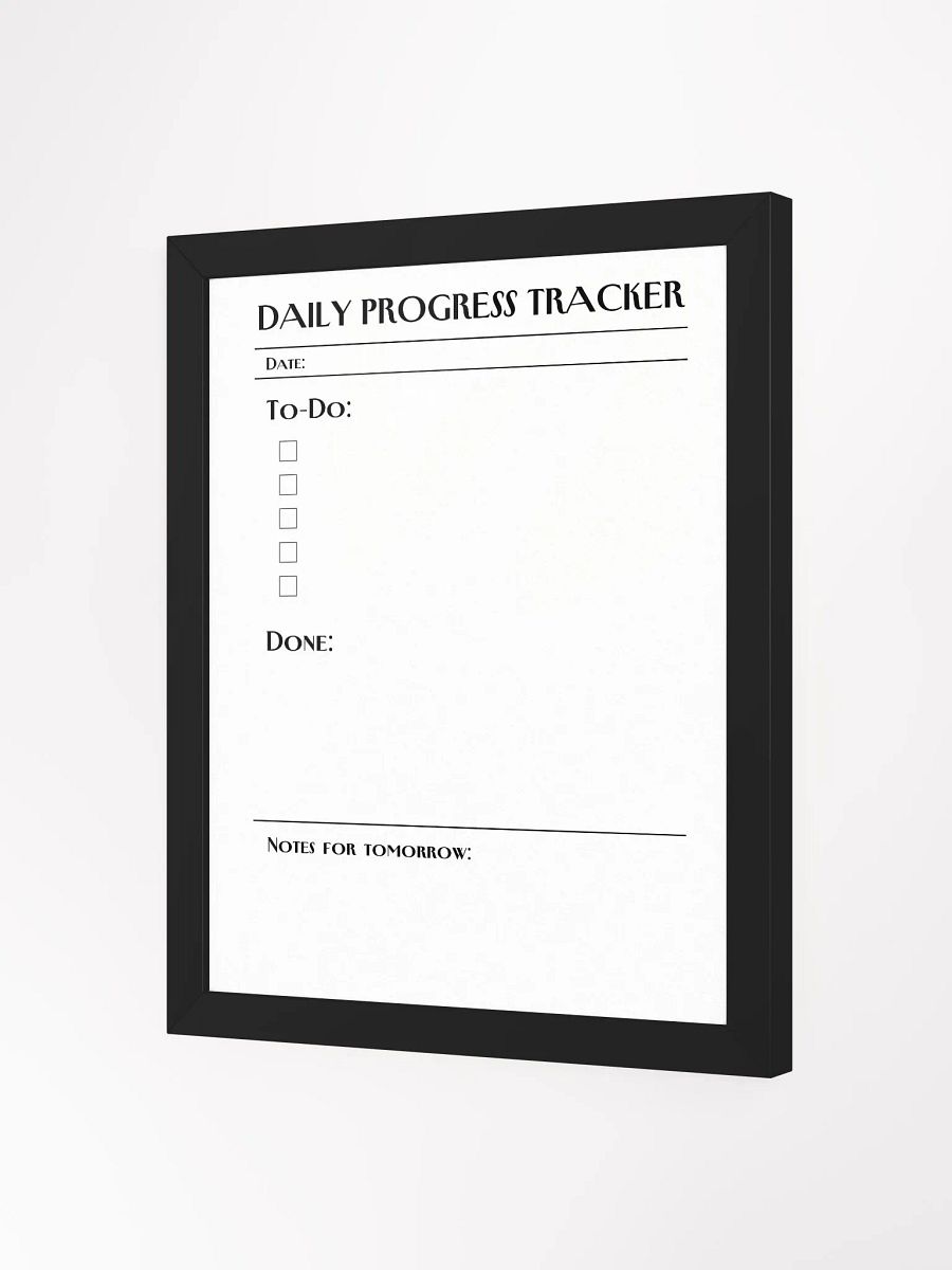 DAILY PROGRESS TRACKER (Manhattan design 1) product image (12)