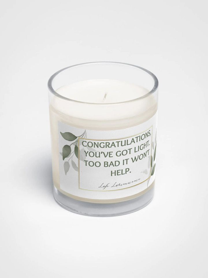Light at the End of the Tunnel Funny Quote Candles product image (2)