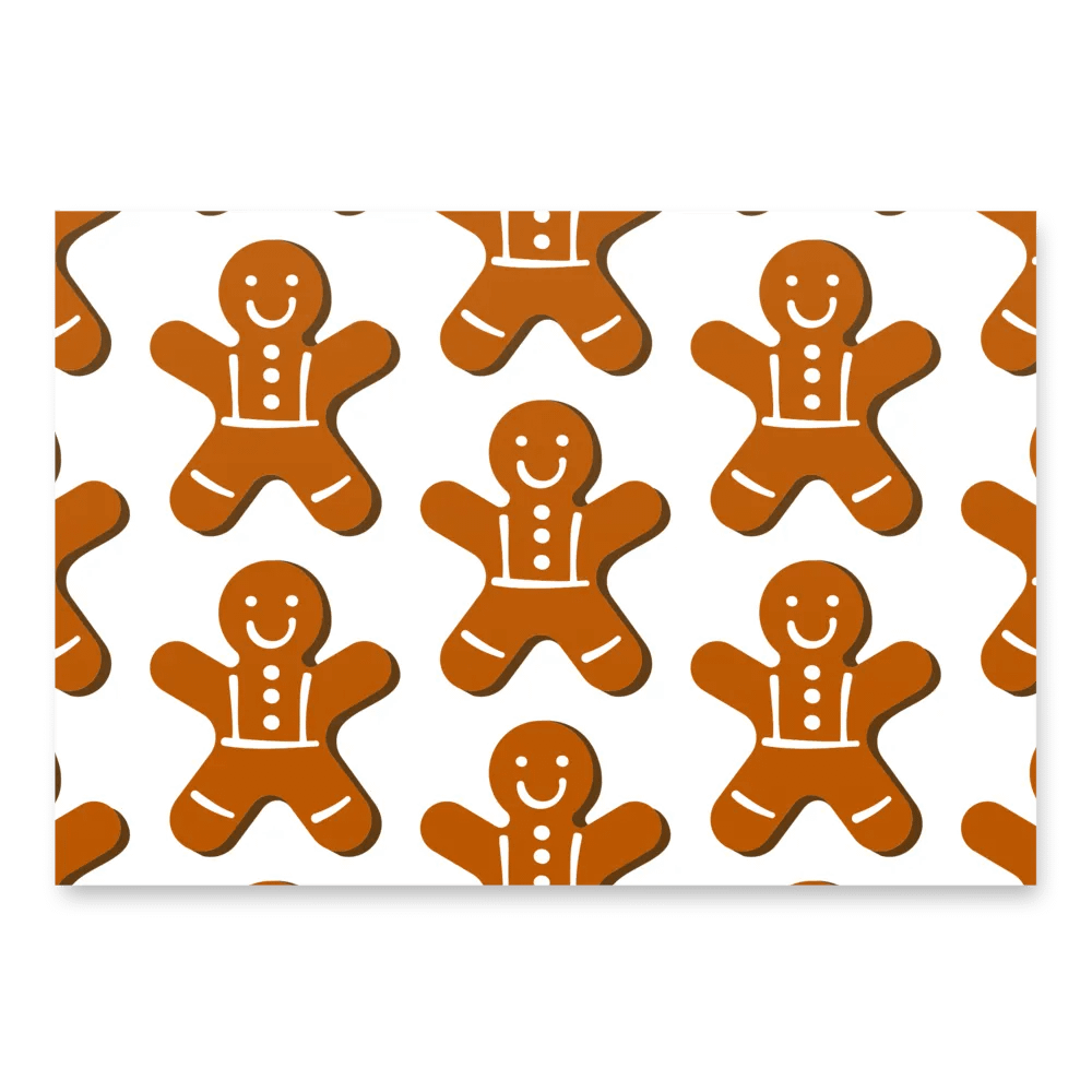 Gingerbread Cookie Wrapping Paper product image (1)