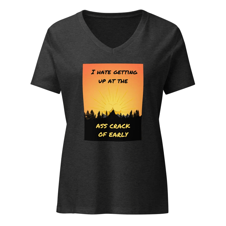 V-Neck T-Shirt - Ass Crack of Early product image (3)
