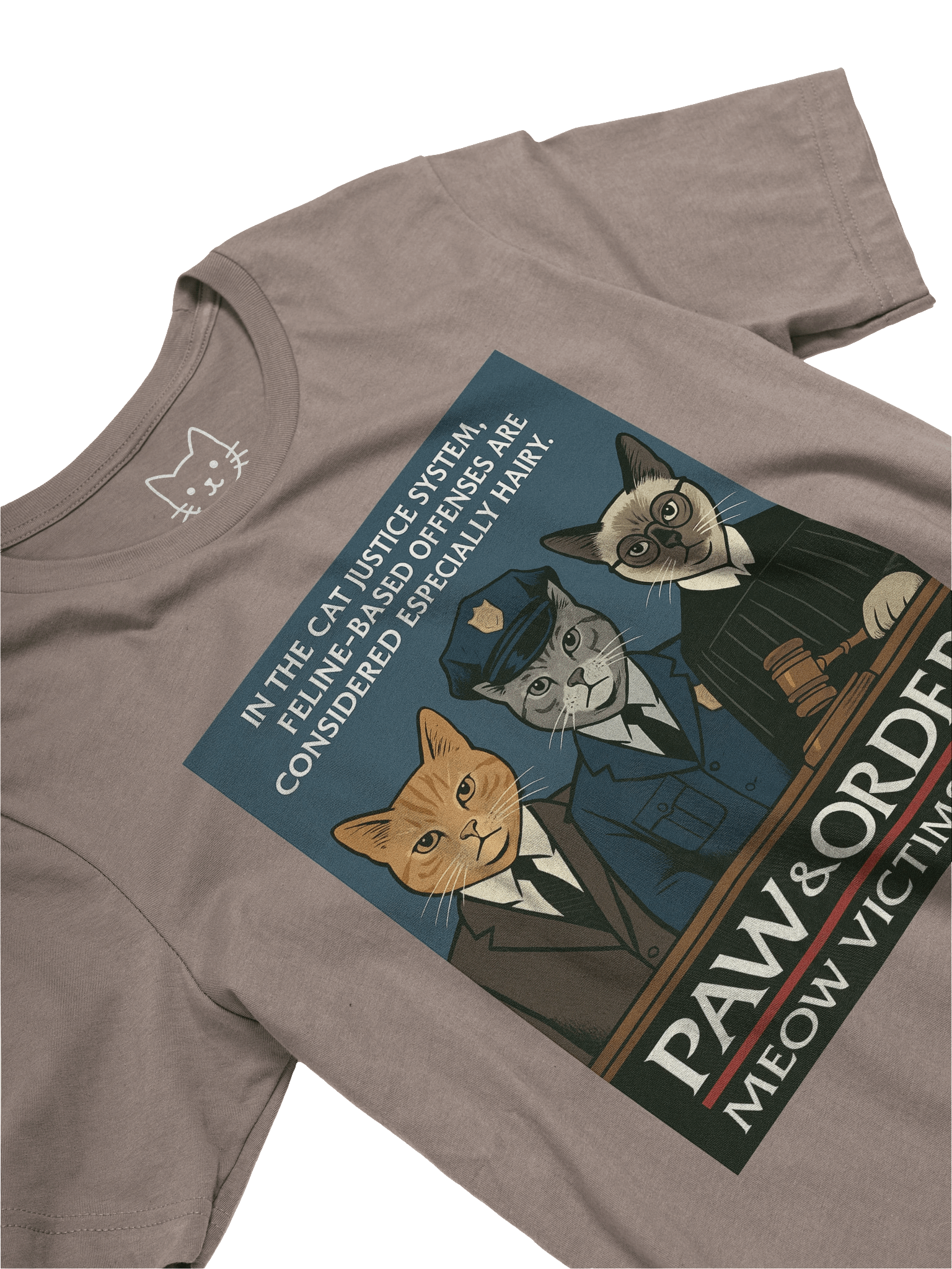 Paw and Order Parody Faux TV Show Unisex T-Shirt product image (111)