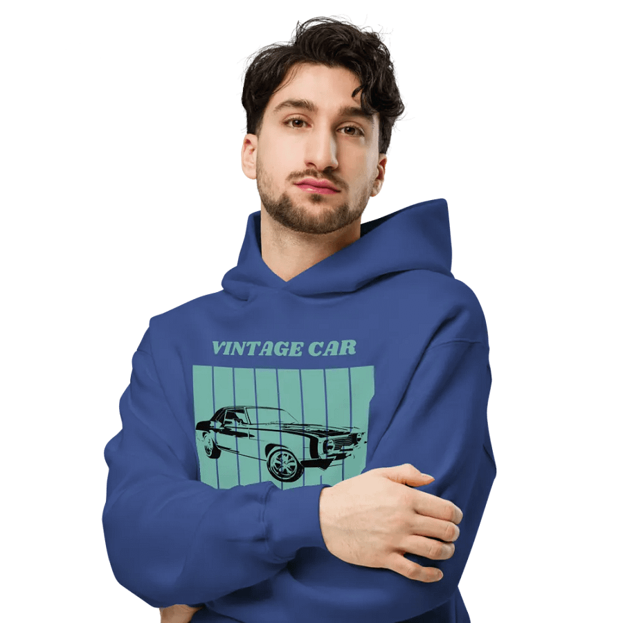 Vintage Car Enthusiast Oversized Hoodie product image (7)