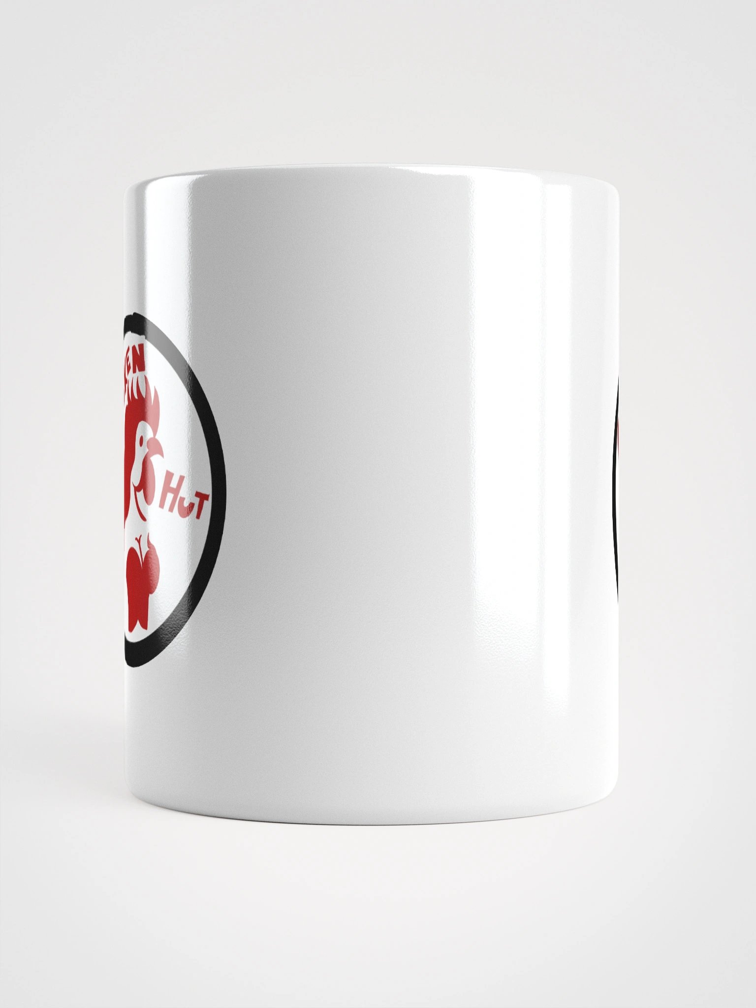 The Chicken Hut Logo White Glossy Mug product image (16)