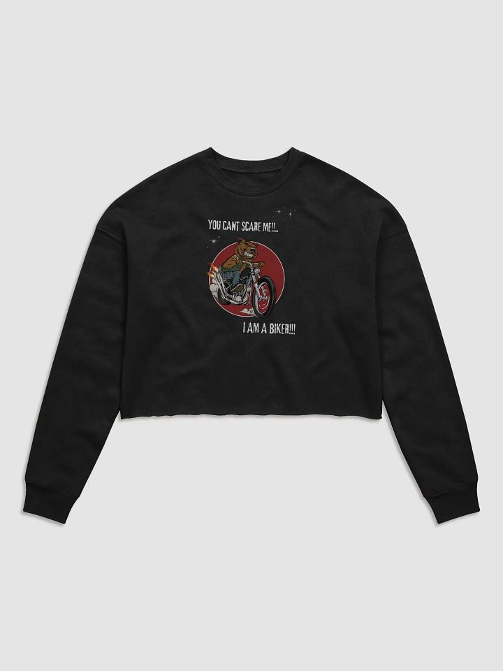 Riding Bear Women's Fleece Crop Sweatshirt product image (1)