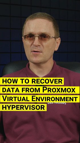 Lost Everything? Here’s How to Recover Data from Proxmox Virtual Environment
#ProxmoxRecovery #DataRecoveryTips #VirtualMachi...