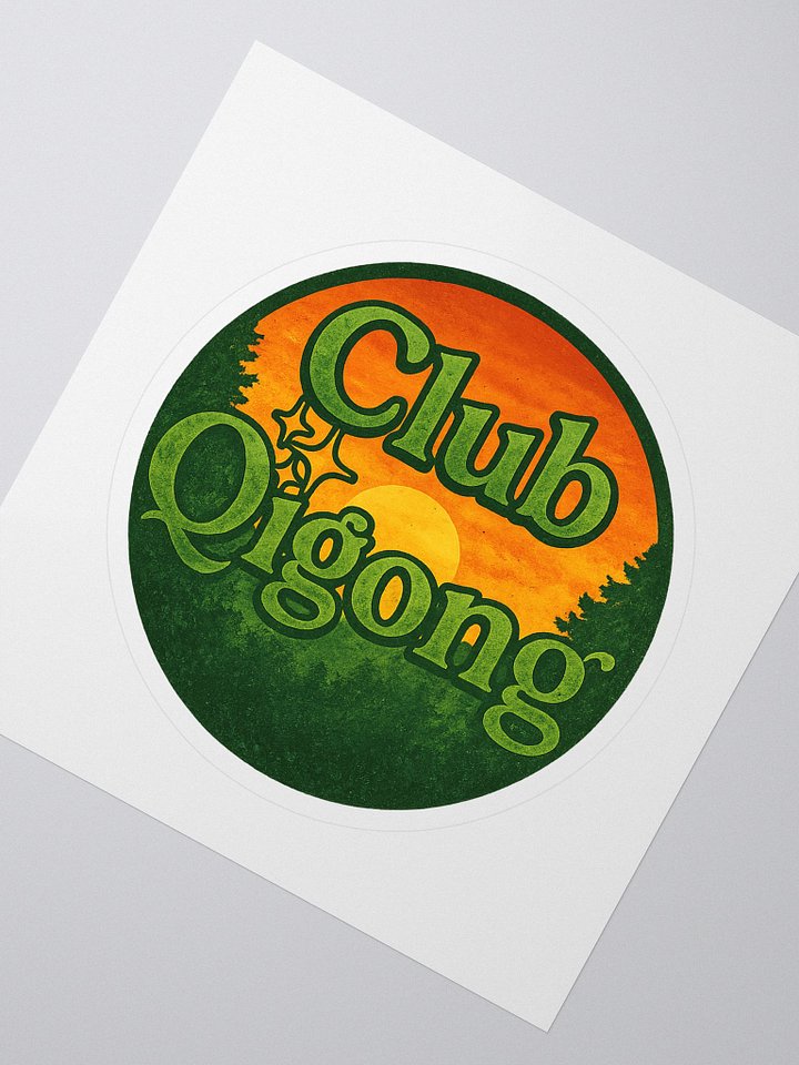 Sunrise Serenity - Club Qigong - Kiss Cut Stickers product image (2)