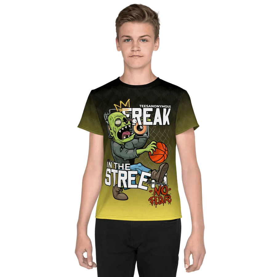 Youth Graphic Tee – Freak in the Streets v4 product image (3)