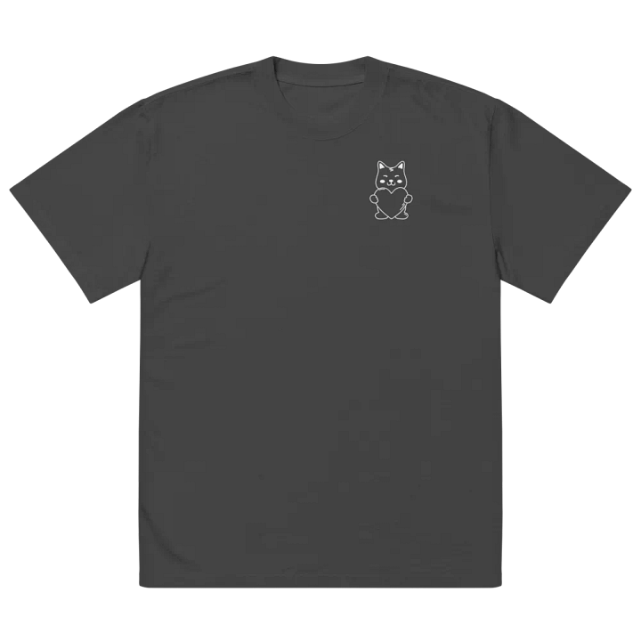 Pixel Heart Oversized T-Shirt product image (2)